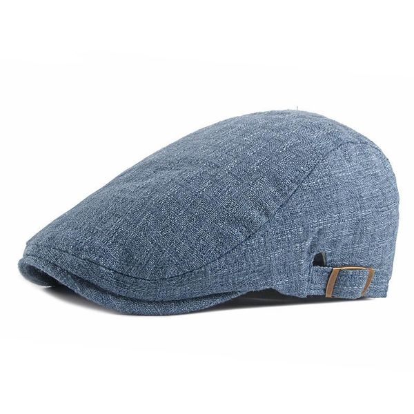 berets cotton solid color sboy caps flat peaked cap men and women painter beret hats 53, Blue;gray
berets cotton solid color sboy caps flat peaked cap men and women painter beret hats 53, Blue;gray