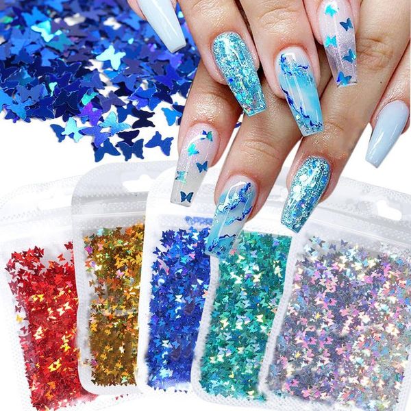nail art decorations holographic butterfly flakes glitter sparkly 3d laser sequins tips diy polish manicure, Silver;gold
nail art decorations holographic butterfly flakes glitter sparkly 3d laser sequins tips diy polish manicure, Silver;gold