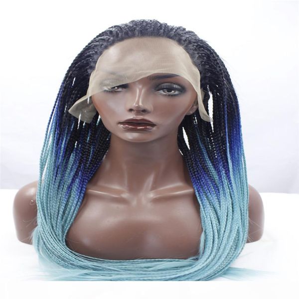 lace front wigs africa american braided lace wig heat resistant synthetic frontal hair long micro braided wigs for black women mixed colors, Black;brown
lace front wigs africa american braided lace wig heat resistant synthetic frontal hair long micro braided wigs for black women mixed colors, Black;brown