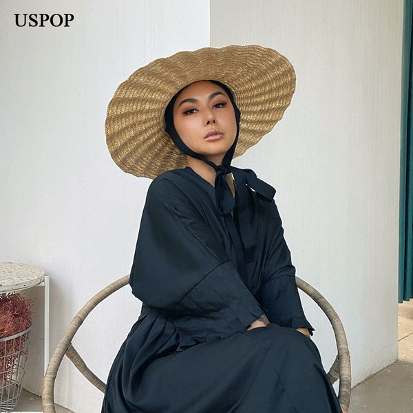 2021 new large wave brim women lace-up beach long ribbon natural wheat straw hats mnx8, Blue;gray
2021 new large wave brim women lace-up beach long ribbon natural wheat straw hats mnx8, Blue;gray