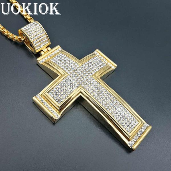 pendant necklaces golden big cross stainless steel necklace with chain for men iced out bling rhinestones hip hop christian jewelry, Silver
pendant necklaces golden big cross stainless steel necklace with chain for men iced out bling rhinestones hip hop christian jewelry, Silver
