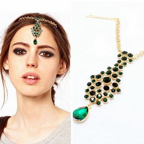 hair clips & barrettes fashion women crystal flower drop forehead head piece hairpin headband bridal jewelry accessories ea, Golden;silver
hair clips & barrettes fashion women crystal flower drop forehead head piece hairpin headband bridal jewelry accessories ea, Golden;silver