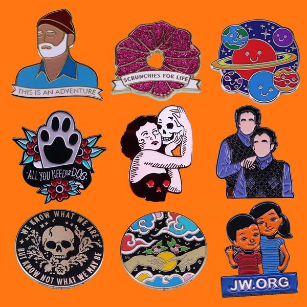 pins, brooches creative anime enamel pins funny metal cartoon brooch collect men women fashion jewelry gift backpack collar lapel badges, Gray
pins, brooches creative anime enamel pins funny metal cartoon brooch collect men women fashion jewelry gift backpack collar lapel badges, Gray