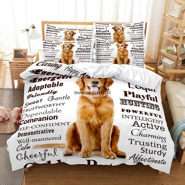 bedding sets cute golden retriever set creative fashion 3d digital printing children bedroom decorative home textiles
bedding sets cute golden retriever set creative fashion 3d digital printing children bedroom decorative home textiles