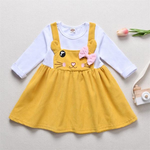 girl's dresses autumn cute girls baby drersses toddler kids long sleeve cartoon cat bowknot dress clothes outfits #9, Red;yellow
girl's dresses autumn cute girls baby drersses toddler kids long sleeve cartoon cat bowknot dress clothes outfits #9, Red;yellow