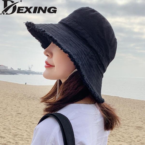 wide brim hats 2021 retro cowboy fisherman hat ladies spring and autumn do the old japanese simple wild tide cloth sunscreen basin, Blue;gray
wide brim hats 2021 retro cowboy fisherman hat ladies spring and autumn do the old japanese simple wild tide cloth sunscreen basin, Blue;gray