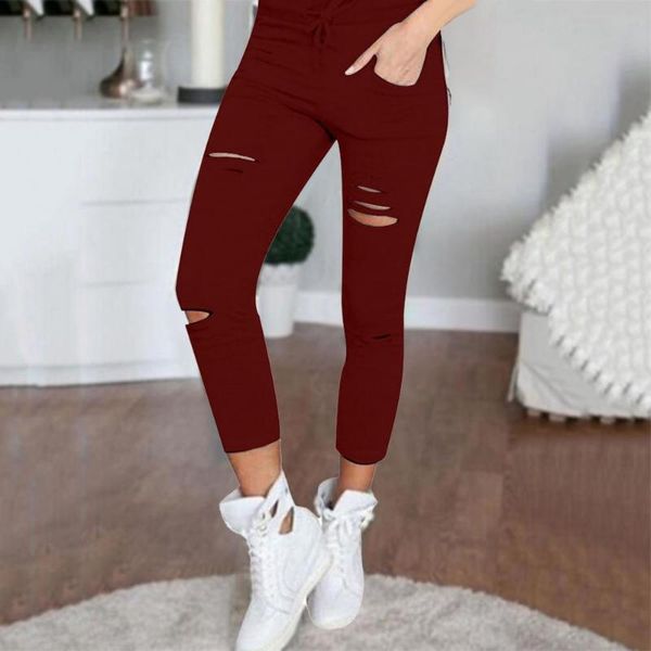 women's pants & capris slim trousers ripped drawstring for travel cropped, Black;white
women's pants & capris slim trousers ripped drawstring for travel cropped, Black;white