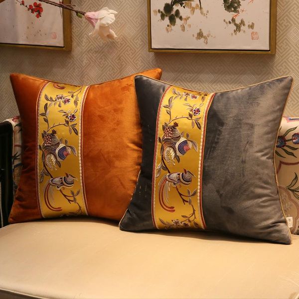cushion/decorative pillow patchwork flower embroidered cushion cover pure color chinese style throw cases high-grade home decor
cushion/decorative pillow patchwork flower embroidered cushion cover pure color chinese style throw cases high-grade home decor