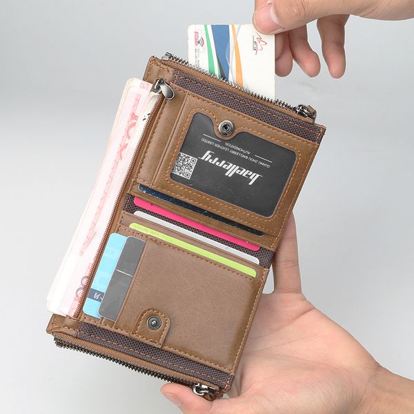 baellerry men wallets credit business card holders fashion double zipper leather wallet vintage short purse carteira
baellerry men wallets credit business card holders fashion double zipper leather wallet vintage short purse carteira
