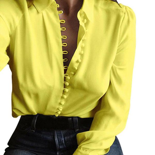 women's blouses & shirts white blouse long sleeve leisure v-neck women and solid office shirt lady blusas camisa
women's blouses & shirts white blouse long sleeve leisure v-neck women and solid office shirt lady blusas camisa