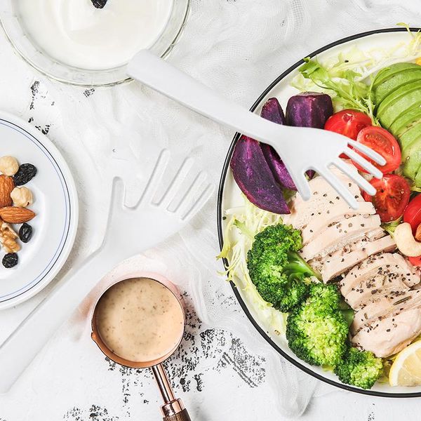 forks white plastic table for fruits vegetable salad hand shape household cutlery tableware fork kitchen accessories tools
forks white plastic table for fruits vegetable salad hand shape household cutlery tableware fork kitchen accessories tools