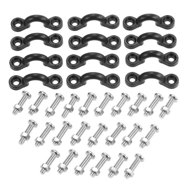 rafts/inflatable boats 12 nylon bungee deck loops tie down pad eyes 24 stainless screws with lock nuts kit for kayaks canoes
rafts/inflatable boats 12 nylon bungee deck loops tie down pad eyes 24 stainless screws with lock nuts kit for kayaks canoes
