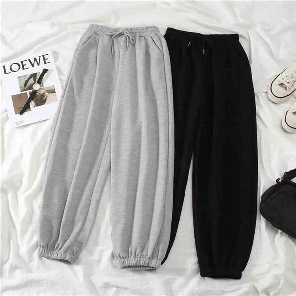 fall sweatpants fashion baggies oversize womens pant sport casual high waisted thick joggers streetwear trousers, Black;white
fall sweatpants fashion baggies oversize womens pant sport casual high waisted thick joggers streetwear trousers, Black;white