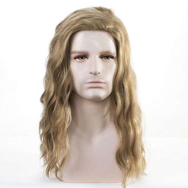 synthetic wigs guruilagu medium long wavy for men machine made wig male hair cosplay heat resistant fiber brown, Black
synthetic wigs guruilagu medium long wavy for men machine made wig male hair cosplay heat resistant fiber brown, Black