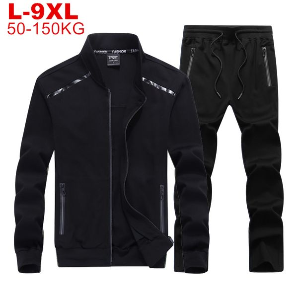 2021 new spring winter sweatsuits zipper tracksuits male sport jackets sportswear manlarge size 6xl 7xl 8xl 9xl men's two piece set fgy, Gray
2021 new spring winter sweatsuits zipper tracksuits male sport jackets sportswear manlarge size 6xl 7xl 8xl 9xl men's two piece set fgy, Gray