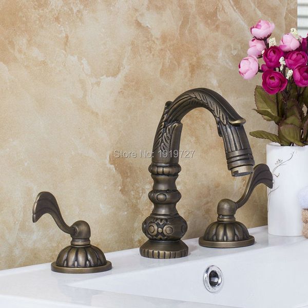 bathroom sink faucets 100% all copper lead antique 3 piece faucet unique design double-arm fixture with brass double handle s
bathroom sink faucets 100% all copper lead antique 3 piece faucet unique design double-arm fixture with brass double handle s