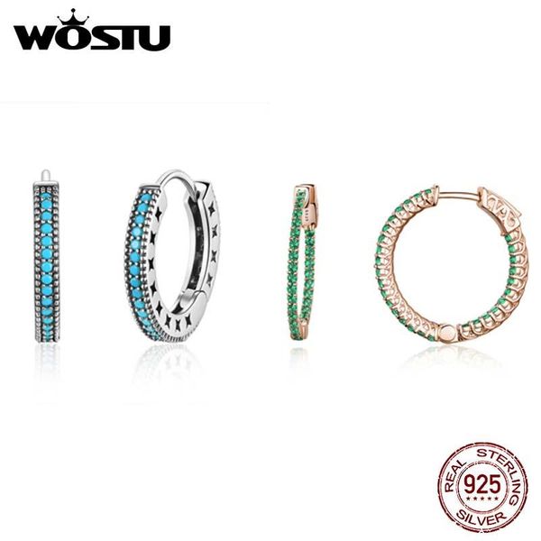 hoop & huggie wostu real 925 sterling silver vintage vine shine green style earrings for women fashion wedding jewelry, Golden;silver
hoop & huggie wostu real 925 sterling silver vintage vine shine green style earrings for women fashion wedding jewelry, Golden;silver