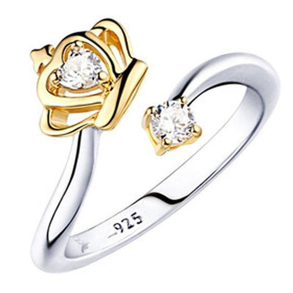 wedding rings fashion white gold color crown ring bands for women zirconia fine opening adjustable, Slivery;golden
wedding rings fashion white gold color crown ring bands for women zirconia fine opening adjustable, Slivery;golden