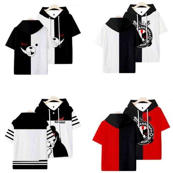 theme costume dangan snores super ronpa 2 black monokuma white bear 3d short sleeve print with hoodie 070o, Black;red
theme costume dangan snores super ronpa 2 black monokuma white bear 3d short sleeve print with hoodie 070o, Black;red