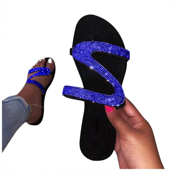 slippers women glitter crystal plus-size slip on flats anti-slip roman flat outdoor sandals shoes drop, Black
slippers women glitter crystal plus-size slip on flats anti-slip roman flat outdoor sandals shoes drop, Black