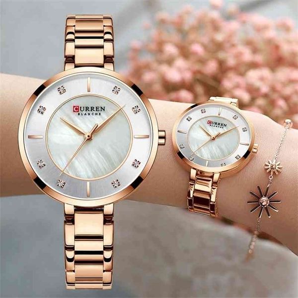curren woman watches rose gold brand luxury watch women quartz waterproof women's wristwatch ladies girls clock 210616, Slivery;brown
curren woman watches rose gold brand luxury watch women quartz waterproof women's wristwatch ladies girls clock 210616, Slivery;brown