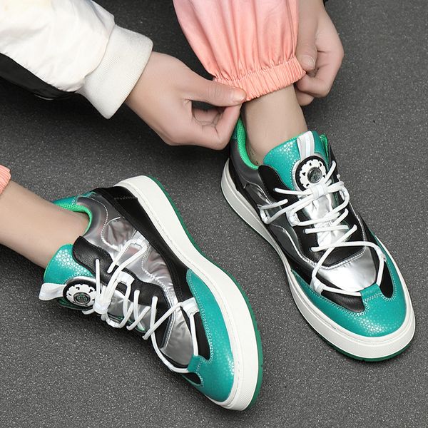 2021 new men's leisure round head low wear-resistant leather british style green spring board shoes, Black
2021 new men's leisure round head low wear-resistant leather british style green spring board shoes, Black