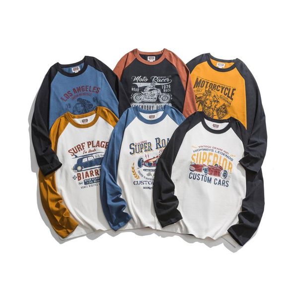 men's t-shirts men and women moto cycle prints raglan long sleeve t shirt, White;black
men's t-shirts men and women moto cycle prints raglan long sleeve t shirt, White;black