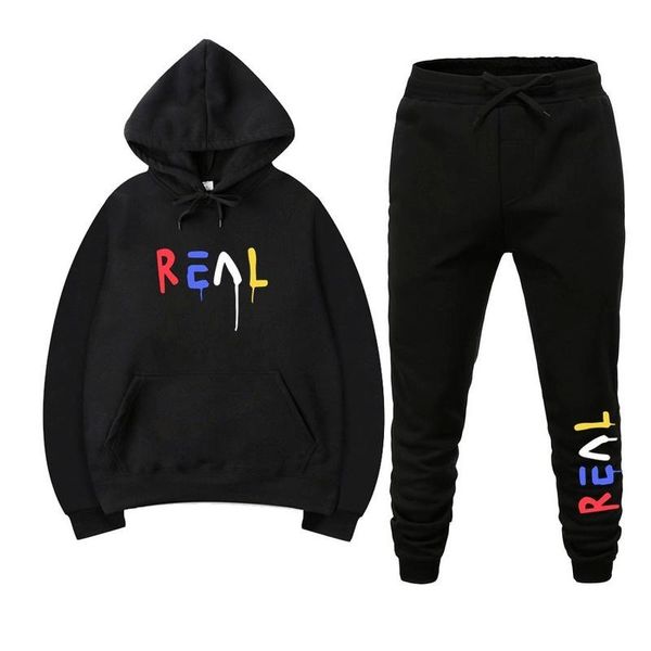 men's tracksuits european and american fleece hooded sweater suit printing long-sleeved casual jacket loose men sets, Gray
men's tracksuits european and american fleece hooded sweater suit printing long-sleeved casual jacket loose men sets, Gray