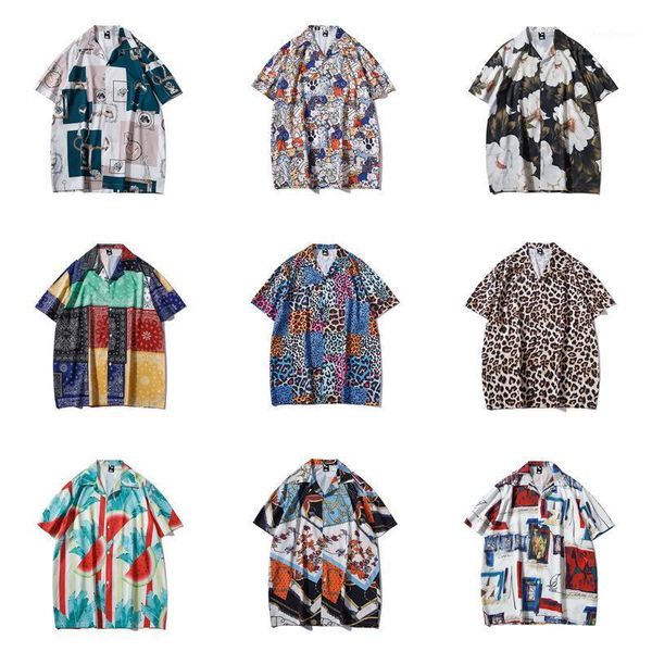 men's dress shirts american couple hawaiian beach flower shirt full print short sleeve fashion, White;black
men's dress shirts american couple hawaiian beach flower shirt full print short sleeve fashion, White;black