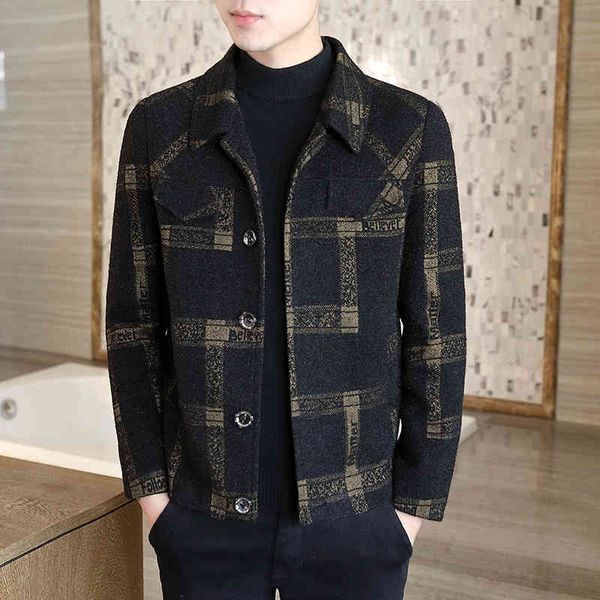 men's short wool plaid et, fashion casual wool windbreaker, lapel, autumn and winter, s-4xl, new in 2021, Black
men's short wool plaid et, fashion casual wool windbreaker, lapel, autumn and winter, s-4xl, new in 2021, Black