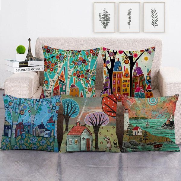 cushion/decorative pillow village town painting colorful sofa pillowcase cushion cover linen throw car home decoration decorative
cushion/decorative pillow village town painting colorful sofa pillowcase cushion cover linen throw car home decoration decorative