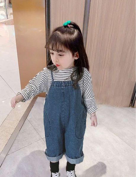 2020 korean girls' fashion children's suspenders double face wear personalized jeans z41, Blue
2020 korean girls' fashion children's suspenders double face wear personalized jeans z41, Blue