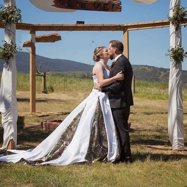 vintage western country camo wedding dresses gowns plus size a line camouflage bridal custom made bride dresses vestidos de noiva, White
vintage western country camo wedding dresses gowns plus size a line camouflage bridal custom made bride dresses vestidos de noiva, White