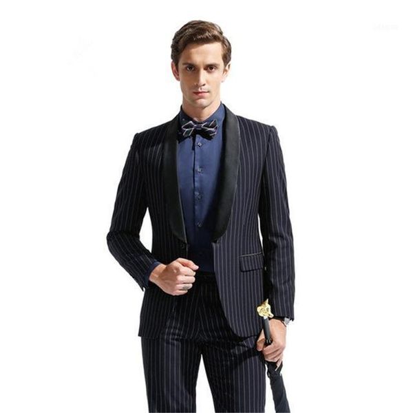 custom stripe men suit for wedding 2pieces slim fit tuxedos masculino latest groom prom mens suits (jacket+pants+tie) men's & blazers, White;black
custom stripe men suit for wedding 2pieces slim fit tuxedos masculino latest groom prom mens suits (jacket+pants+tie) men's & blazers, White;black