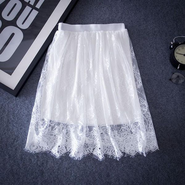 skirts fashion women lace fabric hollow wild bottoming curtain decoration skirt slim was thin gauze cloth lined summer, Black
skirts fashion women lace fabric hollow wild bottoming curtain decoration skirt slim was thin gauze cloth lined summer, Black
