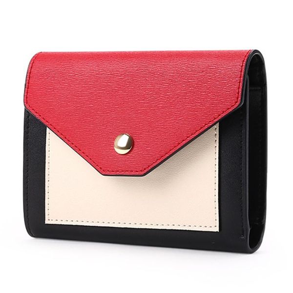 wallets fashion genuine leather women wallet short cute zipper purses mini contrast color female purse clutch, Red;black
wallets fashion genuine leather women wallet short cute zipper purses mini contrast color female purse clutch, Red;black