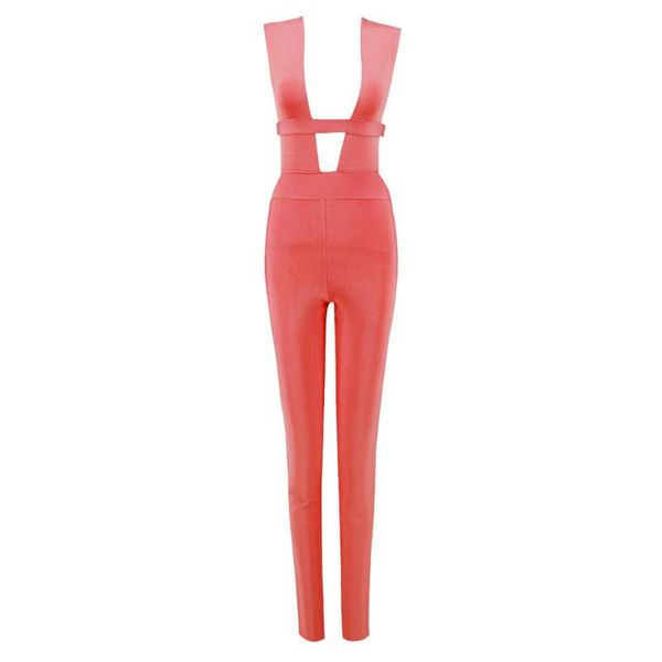women's jumpsuits & rompers bandage jumpsuit 2021 deep v neck sleeveless celebrity club bodycon womens summer bodysuits, Black;white
women's jumpsuits & rompers bandage jumpsuit 2021 deep v neck sleeveless celebrity club bodycon womens summer bodysuits, Black;white