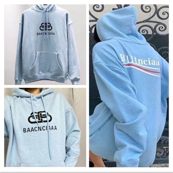 brand hoodie correct high version of autumn and winter tide b family haze blue cola wave women's lock on couple's wear, Black
brand hoodie correct high version of autumn and winter tide b family haze blue cola wave women's lock on couple's wear, Black