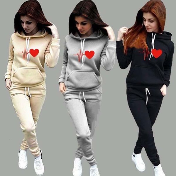 women's two piece pants tracksuit hoodies 2 set women sweatshirt + sets sport suit spring autumn sportswear sweatshirts, White
women's two piece pants tracksuit hoodies 2 set women sweatshirt + sets sport suit spring autumn sportswear sweatshirts, White