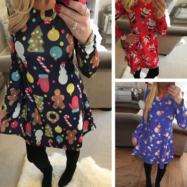 large size women christmas dresses long sleeve o neck cute printed short dress plus size women clothes stretch vestidos 5xl, Black;gray
large size women christmas dresses long sleeve o neck cute printed short dress plus size women clothes stretch vestidos 5xl, Black;gray