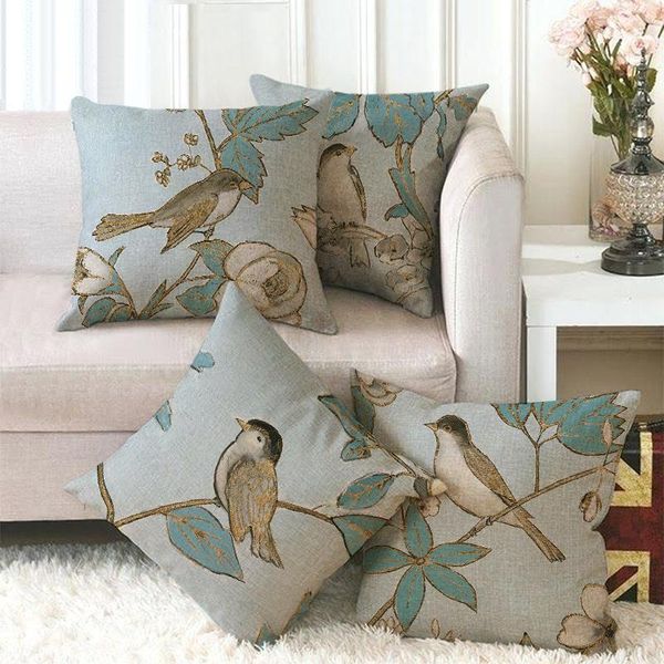 one side print cushion cover linen throw pillow cases for home sofa seat vintage decoration 45x45cm customs made blue color bird
one side print cushion cover linen throw pillow cases for home sofa seat vintage decoration 45x45cm customs made blue color bird