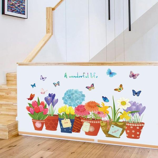 wall stickers butterfly potted flower floral art bedroom living room tv home decor
wall stickers butterfly potted flower floral art bedroom living room tv home decor