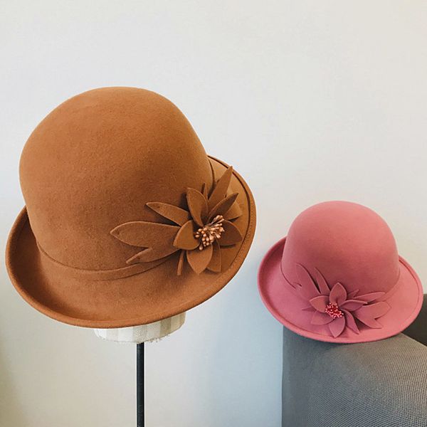2021 new women wool cloche bucket warm ladies winter church wedding 1920s vintage bowler hat with flower accent l7qo, Blue;gray
2021 new women wool cloche bucket warm ladies winter church wedding 1920s vintage bowler hat with flower accent l7qo, Blue;gray