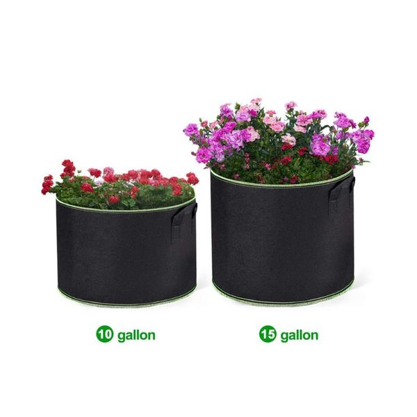 planters & pots 10 and 15 gallon black garden plant grow bag vegetable flower pot potato jardin seedling bags eco-friendly
planters & pots 10 and 15 gallon black garden plant grow bag vegetable flower pot potato jardin seedling bags eco-friendly