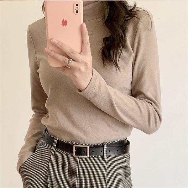 women's blouses & shirts hzirip sleeves complete women thick turtlenecks basic korean fall all the game brief solid casual shirt 4gxg, White 
women's blouses & shirts hzirip sleeves complete women thick turtlenecks basic korean fall all the game brief solid casual shirt 4gxg, White