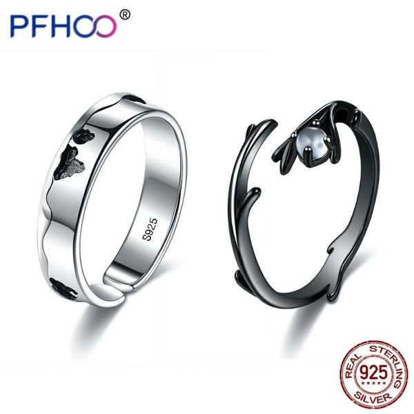 cluster rings pfhoo 925 sterling silver for women original moonlight forest finger ring shiny moonstone black branch elegant jewelry, Golden;silver
cluster rings pfhoo 925 sterling silver for women original moonlight forest finger ring shiny moonstone black branch elegant jewelry, Golden;silver