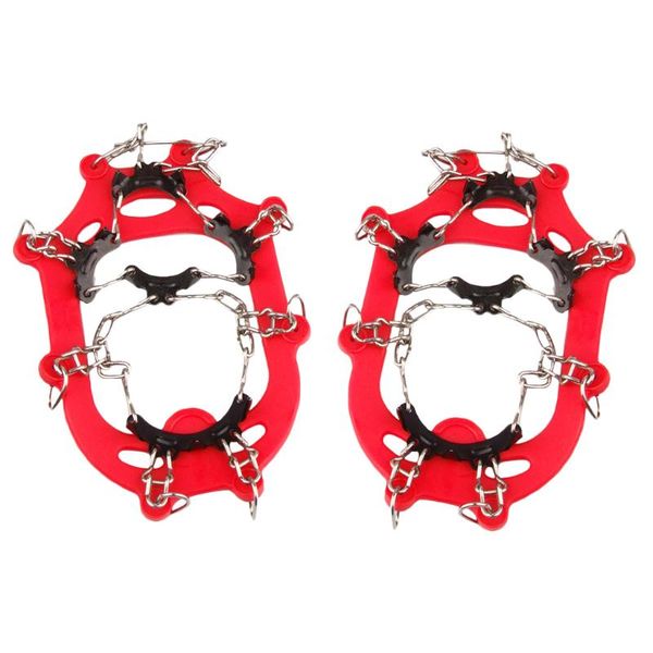 cords, slings and webbing 11 teeth ice snow spikes cleats crampons anti slip grippers for hiking climbing fits shoes/boots eu 22-29/eu 28-39
cords, slings and webbing 11 teeth ice snow spikes cleats crampons anti slip grippers for hiking climbing fits shoes/boots eu 22-29/eu 28-39