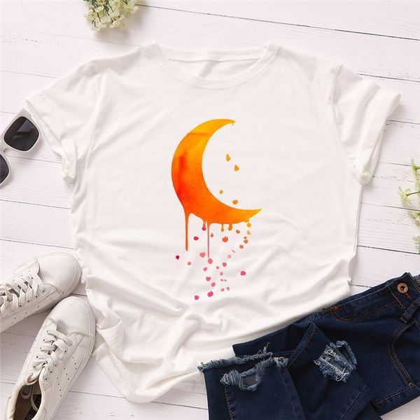 new moon print t shirt women summer t-shirt o-neck short sleeve tshirts fashion casual lady tee women tee shirts, White
new moon print t shirt women summer t-shirt o-neck short sleeve tshirts fashion casual lady tee women tee shirts, White