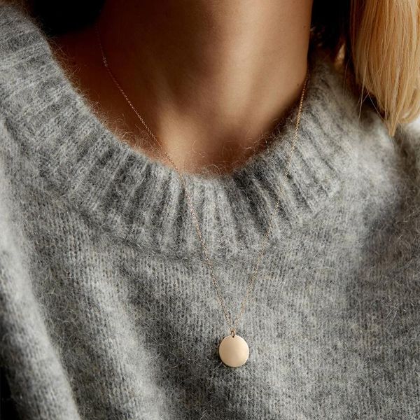 pendant necklaces jujie simple necklace 316l stainless steel for women disc support engrave jewelry, Silver
pendant necklaces jujie simple necklace 316l stainless steel for women disc support engrave jewelry, Silver
