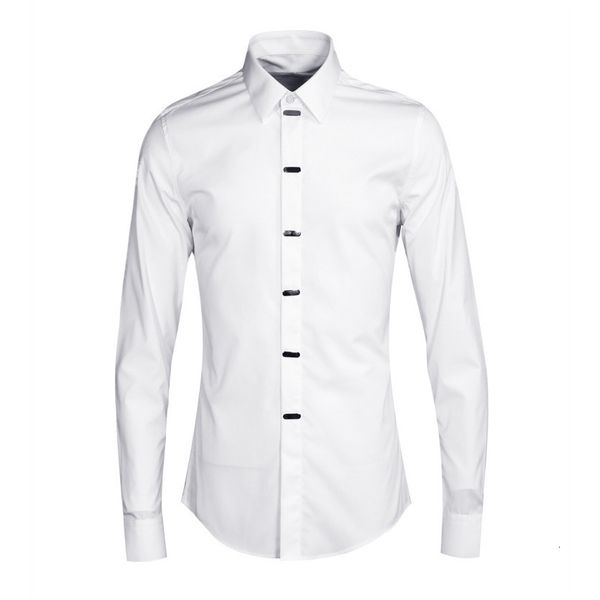 2021 new spring and summer metal plating decorative men's shirts wholesale trend mens europe style long sleeve male shirt chemise rpmq, White;black
2021 new spring and summer metal plating decorative men's shirts wholesale trend mens europe style long sleeve male shirt chemise rpmq, White;black